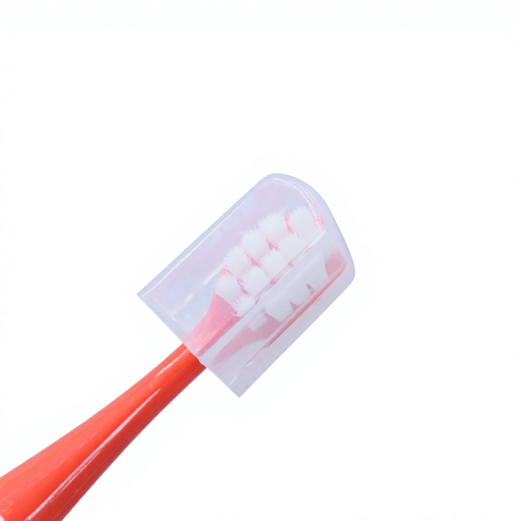 Children's Toothbrush Ultra Soft Nylon Bristles PP Handle Compact Round Head for Daily Brushing