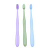 Adult Soft Bristle Toothbrush Dual Color Nylon Brush PP Handle Family Oral Care Home Use