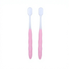 Pink Soft Bristle Adult Toothbrush Ergonomic Manual Oral Care Brush for Sensitive Gums OEM Custom Logo