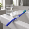 Custom Logo Supplier Nylon Bristles PP TPR Handle Dual Material Soft Grip Adult Toothbrush Dental Oral Care Home Travel