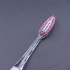 Private Label Manufacturer OEM ODM Customization Dental Oral Care Adult Toothbrush Transparent PETG Tapered Bristles Home Travel