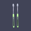 Adult Transparent PETG Tapered Bristle Toothbrush OEM ODM Custom Manual Toothbrush