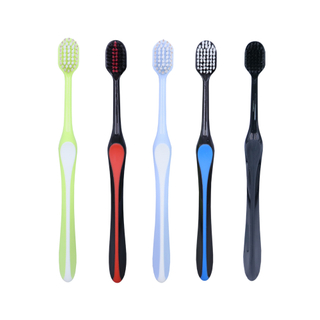 Manufacturer Bulk Customized Adult Soft Nylon Bristle Toothbrush PP Handle Ergonomic for Daily Home Oral Care