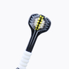 Wholesale Triple Head Manual Toothbrush Nylon Tapered Bristles PP Handle for Effective Daily Home Use Oral Hygiene