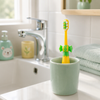 Wholesale OEM ODM Nylon Bristles PP Handle Kids Toothbrush Candy Shape Macaron Colors Customizable for Oral Care Home Use