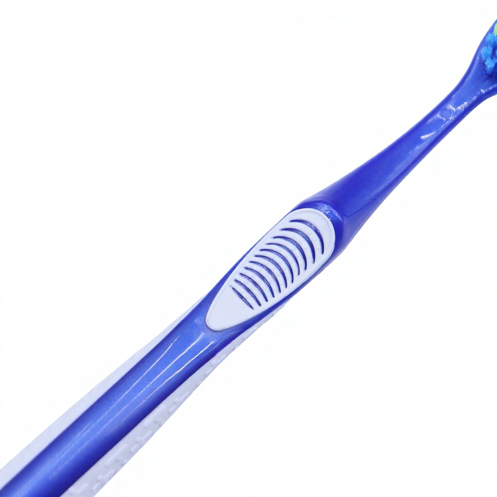 Custom Logo Supplier Nylon Bristles PP TPR Handle Dual Material Soft Grip Adult Toothbrush Dental Oral Care Home Travel