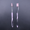 Private Label Manufacturer OEM ODM Customization Dental Oral Care Adult Toothbrush Transparent PETG Tapered Bristles Home Travel
