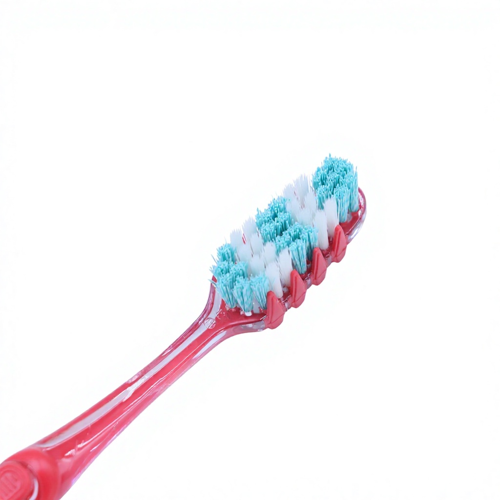 OEM ODM Custom Factory Direct Supplier Nylon Tapered Spiral Bristles Red Adult Toothbrush Transparent PETG Handle Home Travel