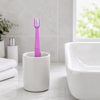 Customized Exporter Bulk Supply Nylon Bristles PP Handle Blue Rose Red Dental Oral Care Adult Toothbrush Home Travel Use