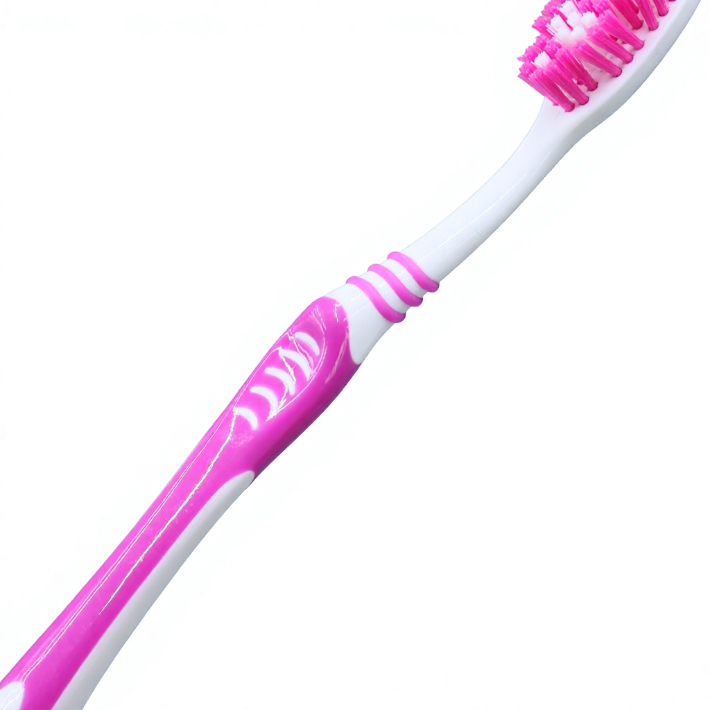 Soft Bristle Adult Toothbrush Manual Oral Brush Regular Size Nylon Bristles PP TPR Handle for Home Use