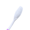 Adult Manual Toothbrush Soft Bristle Curved Handle End Rounded Nylon Bristles TPR Grip for Home Use