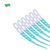 Wholesale OEM Angled Silicone Interdental Brush 12 Pieces PP Clear Box Custom Colors for Oral Care Teeth Cleaning Home Travel