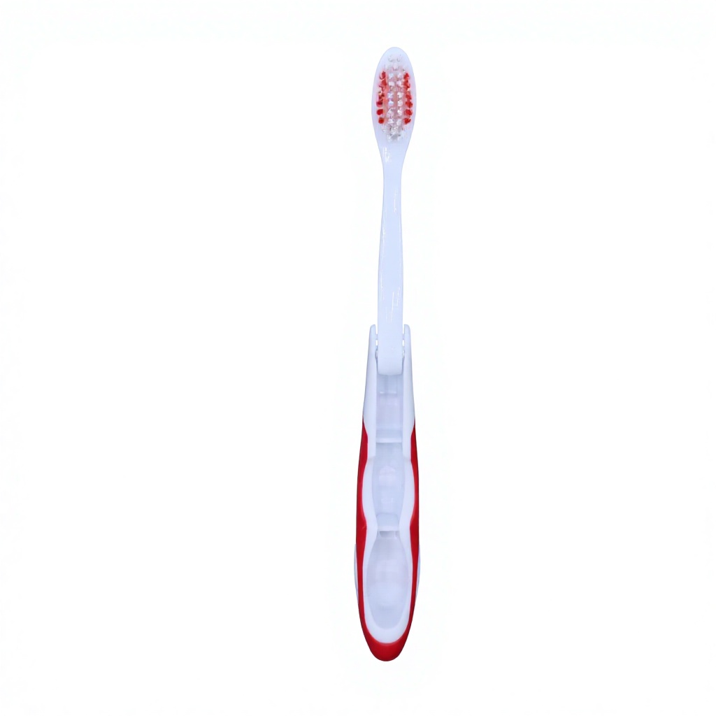 OEM ODM Wholesale Adult Foldable Travel Toothbrush PP Handle Nylon Bristles Portable Dental Oral Care Hotel Home Use