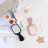 Portable Mini Hair Brush Travel Pocket Comb Scalp Massager Air Cushion Nylon Bristles Detangling for Wet and Dry