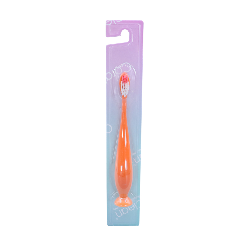 Wholesale Custom OEM Ultra Soft Nylon Bristles PP TPR Non Slip Handle Kids Suction Toothbrush Cartoon Design for Home Use