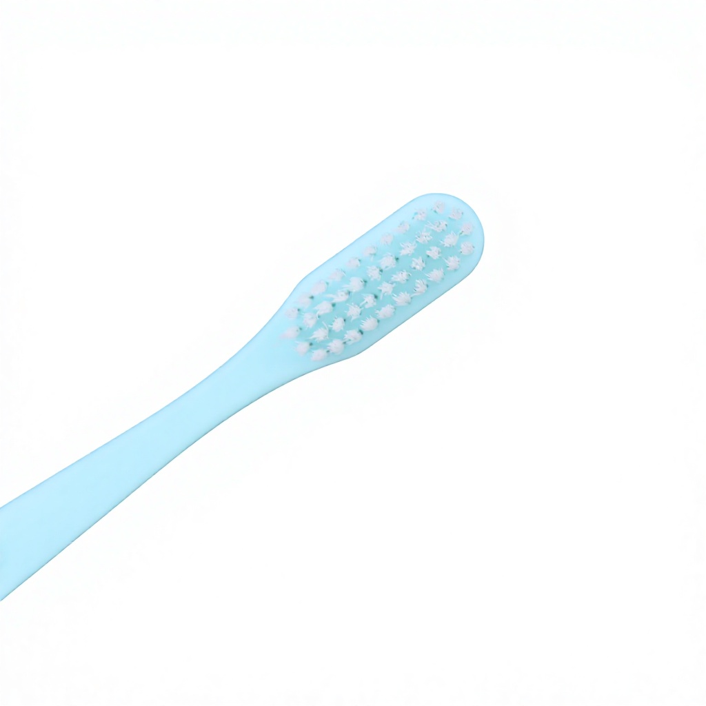 Adult Toothbrush Nylon Bristle PP Handle Tapered Multi-Level Bristles Ergonomic Non-Slip Grip for Home Travel Hotel