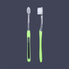 Adult Transparent PETG Tapered Bristle Toothbrush OEM ODM Custom Manual Toothbrush